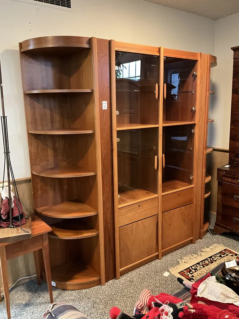 Danish Modern Teak Display Cabinet