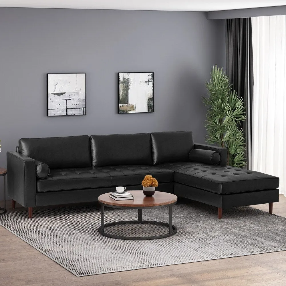 Depy Sectional Sofa Set in PU Leatherette