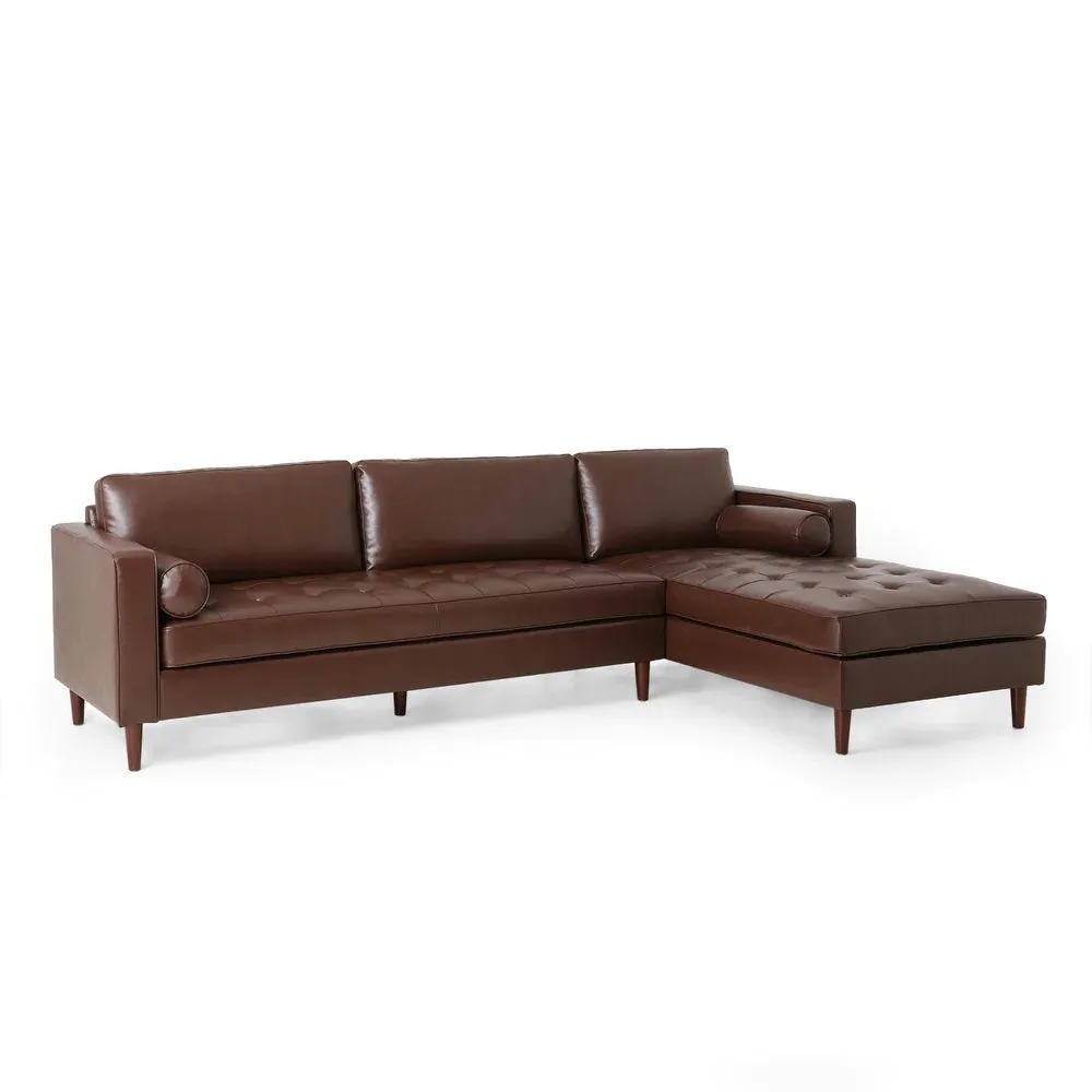 Depy Sectional Sofa Set in PU Leatherette