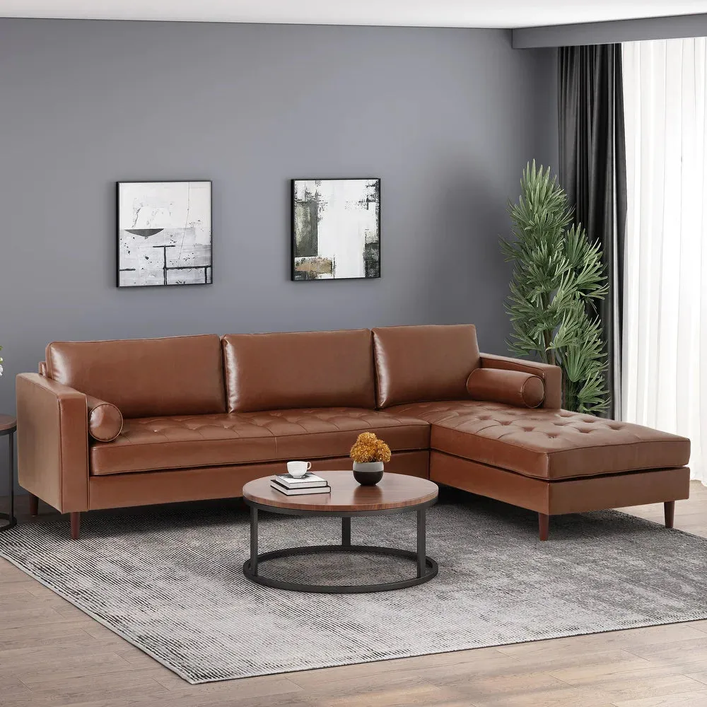 Depy Sectional Sofa Set in PU Leatherette