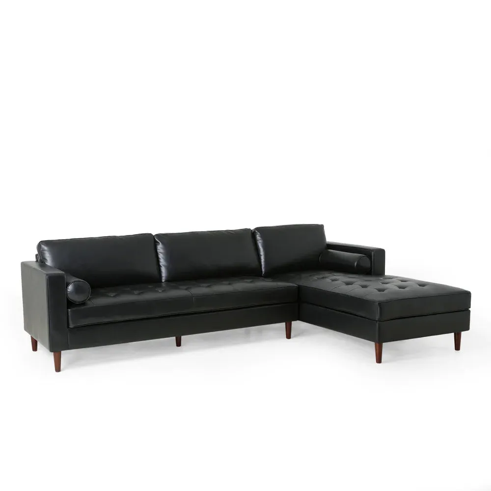 Depy Sectional Sofa Set in PU Leatherette