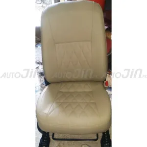 Diamond Cut Design Car Seat Covers for Sedans Beige Type 1