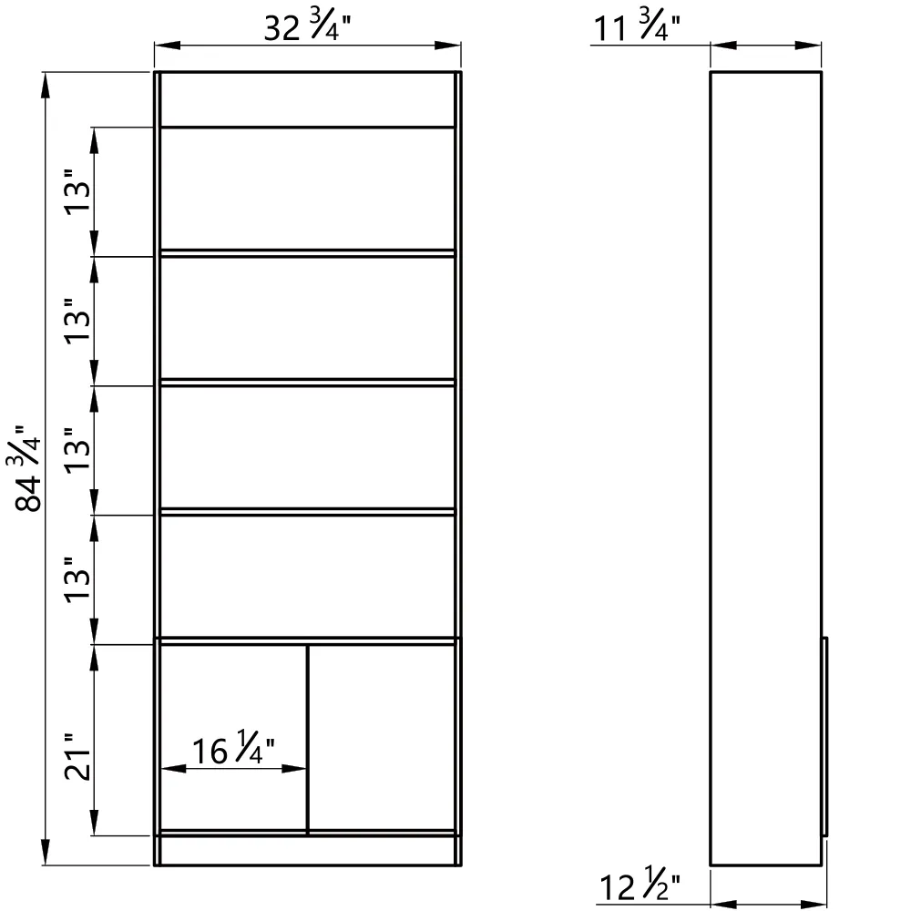 DIR Showcase Retail Display Shelf