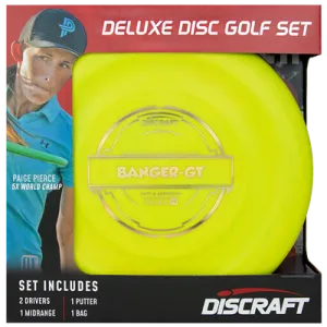 Discraft Deluxe 4 Disc Golf Set with Bag