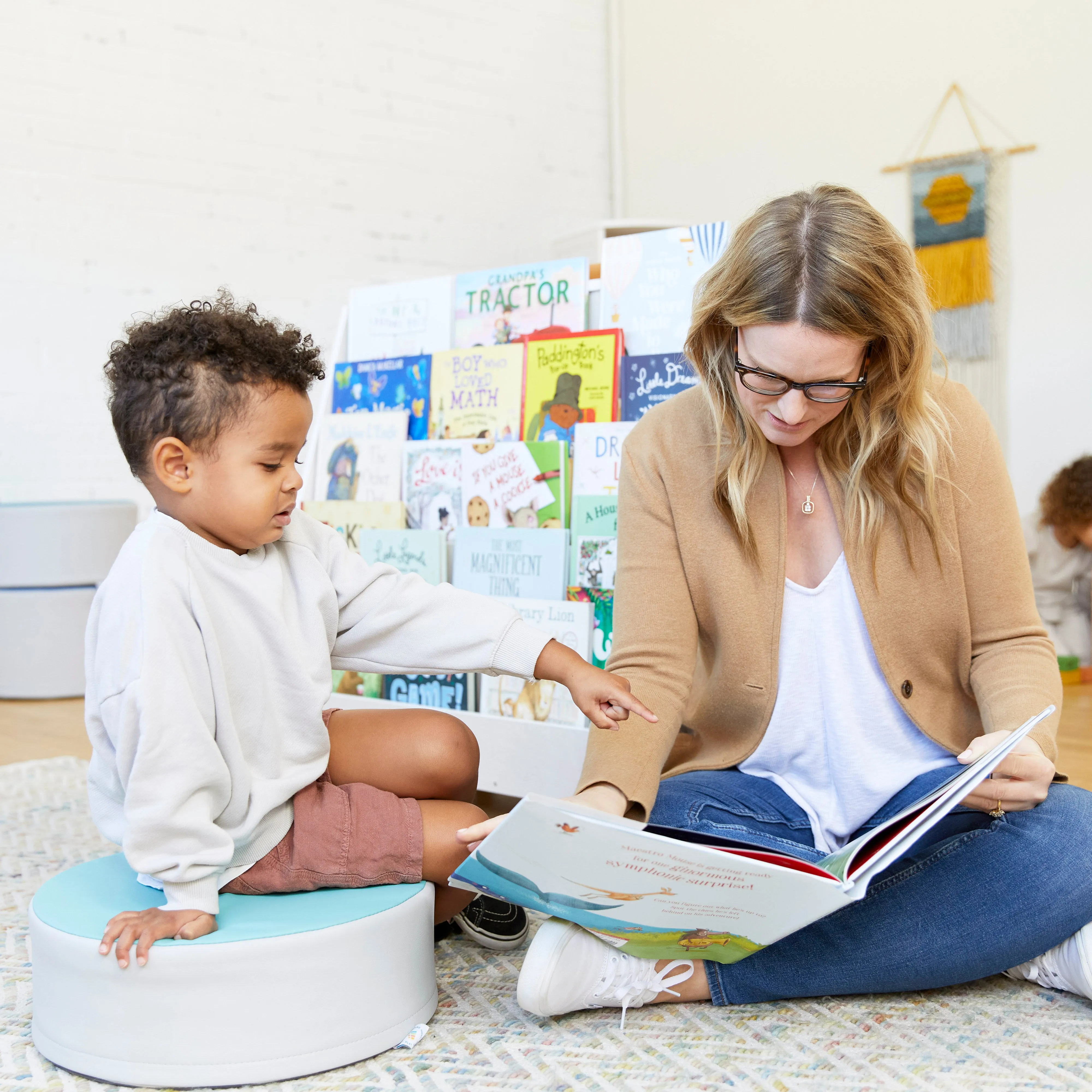 Double-Sided Mobile Book Display, Classroom Bookshelf