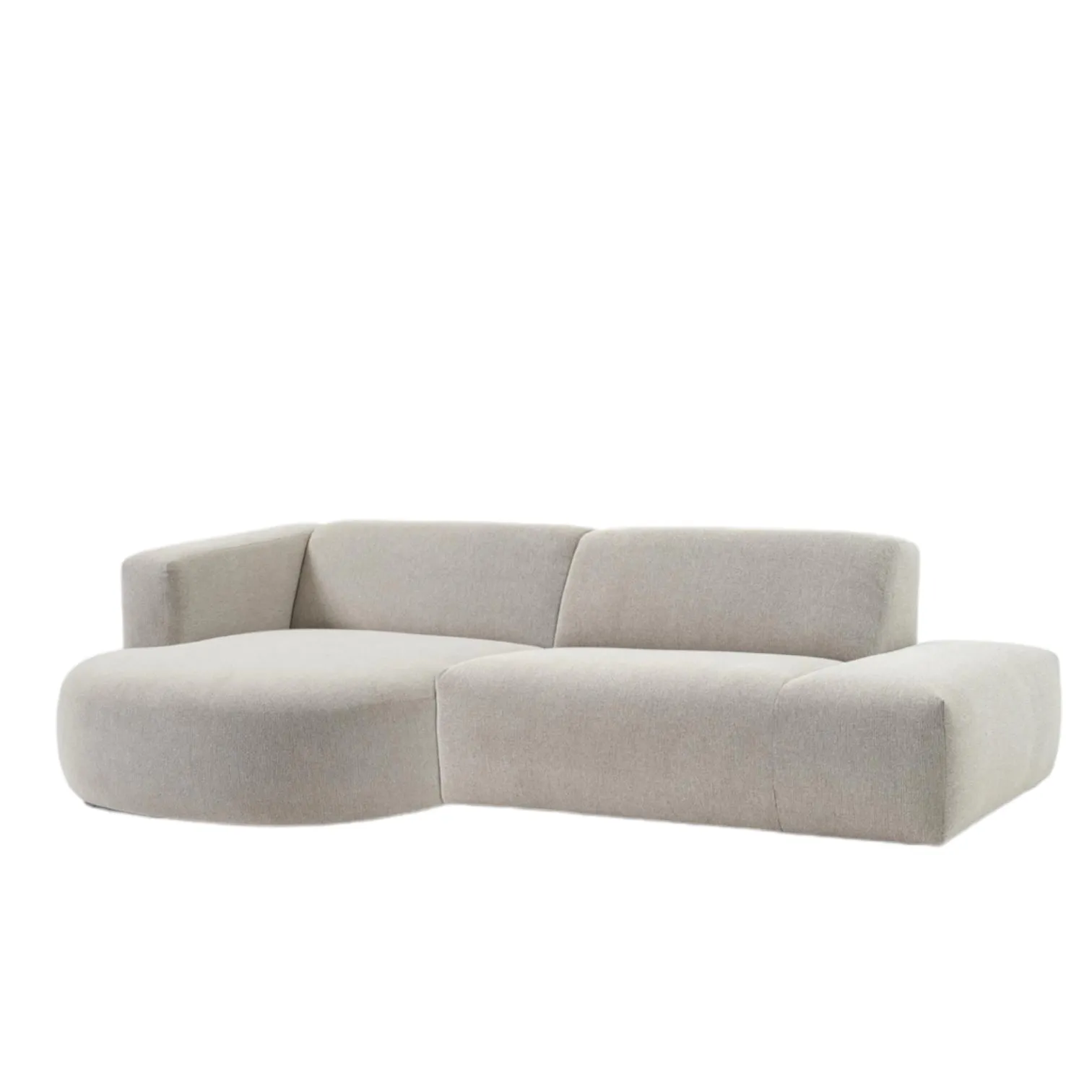 Drew Sectional Round Chaise Sofa