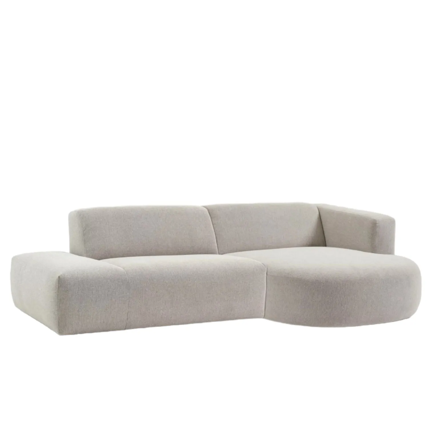 Drew Sectional Round Chaise Sofa