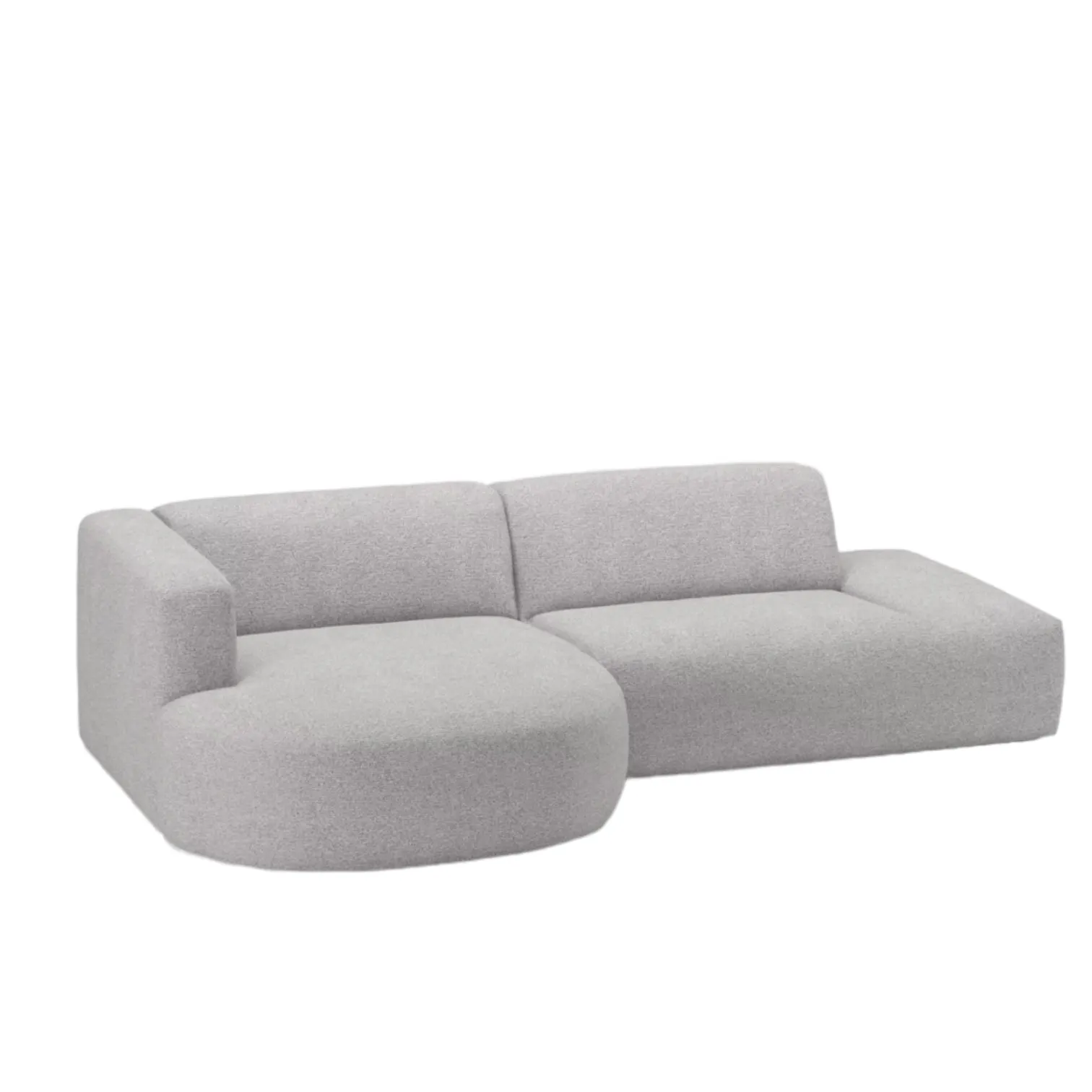 Drew Sectional Round Chaise Sofa