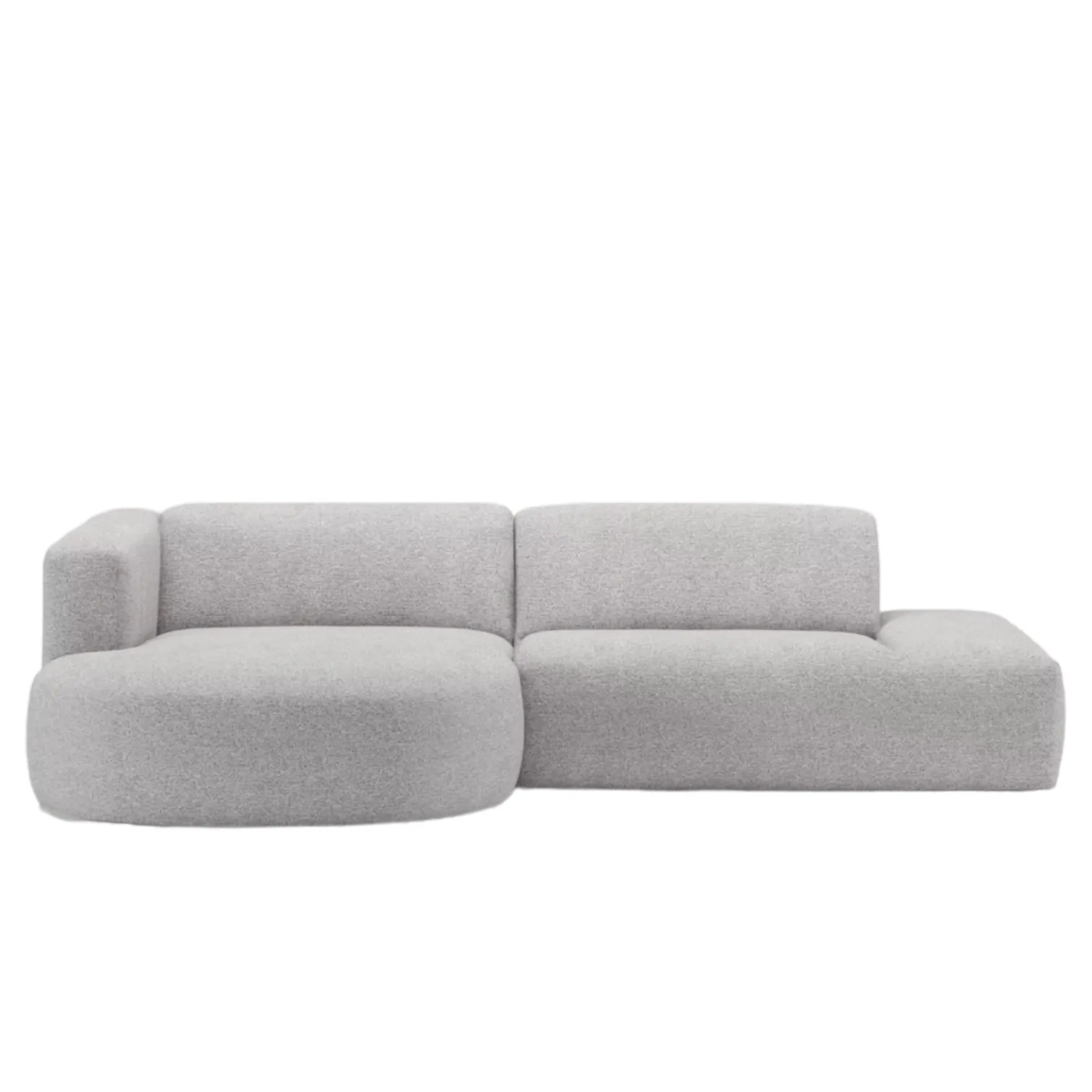 Drew Sectional Round Chaise Sofa