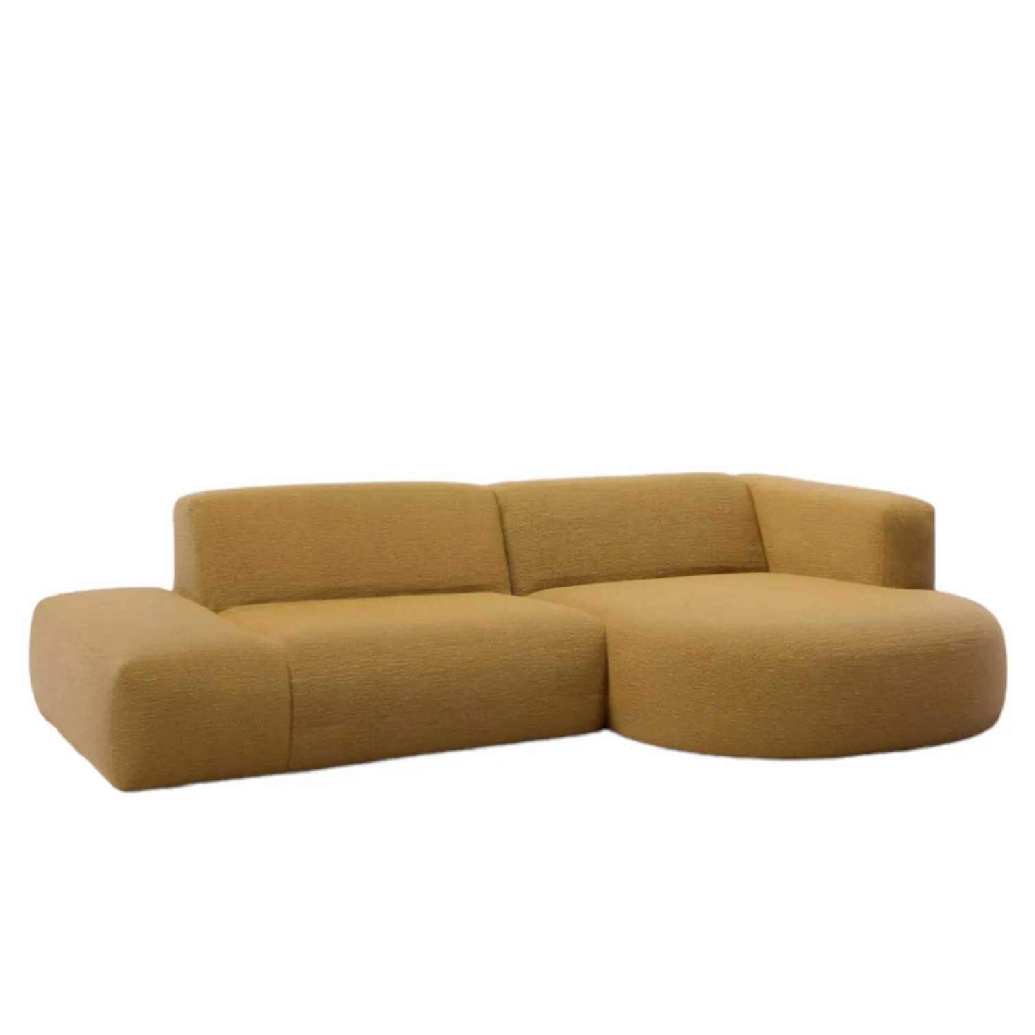 Drew Sectional Round Chaise Sofa