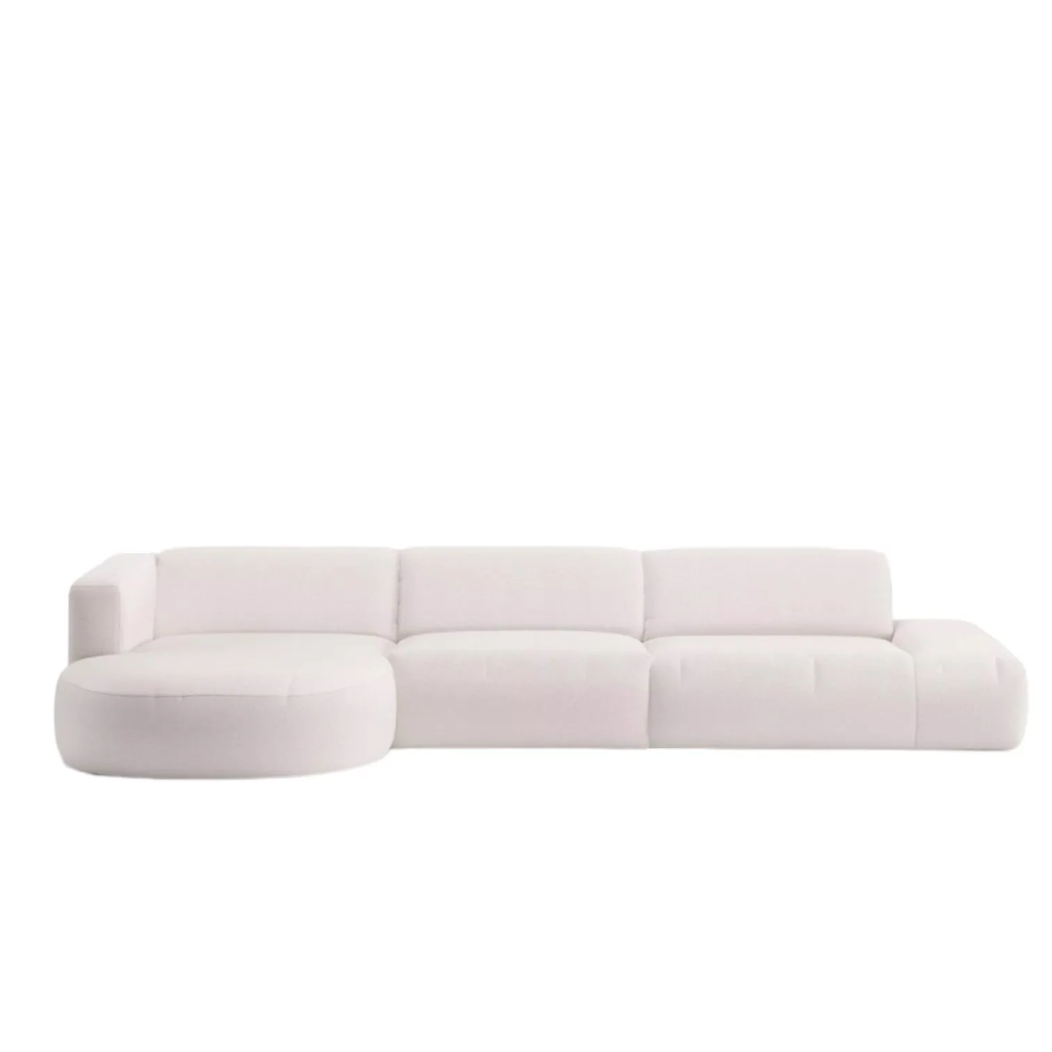 Drew Sectional Round Chaise Sofa