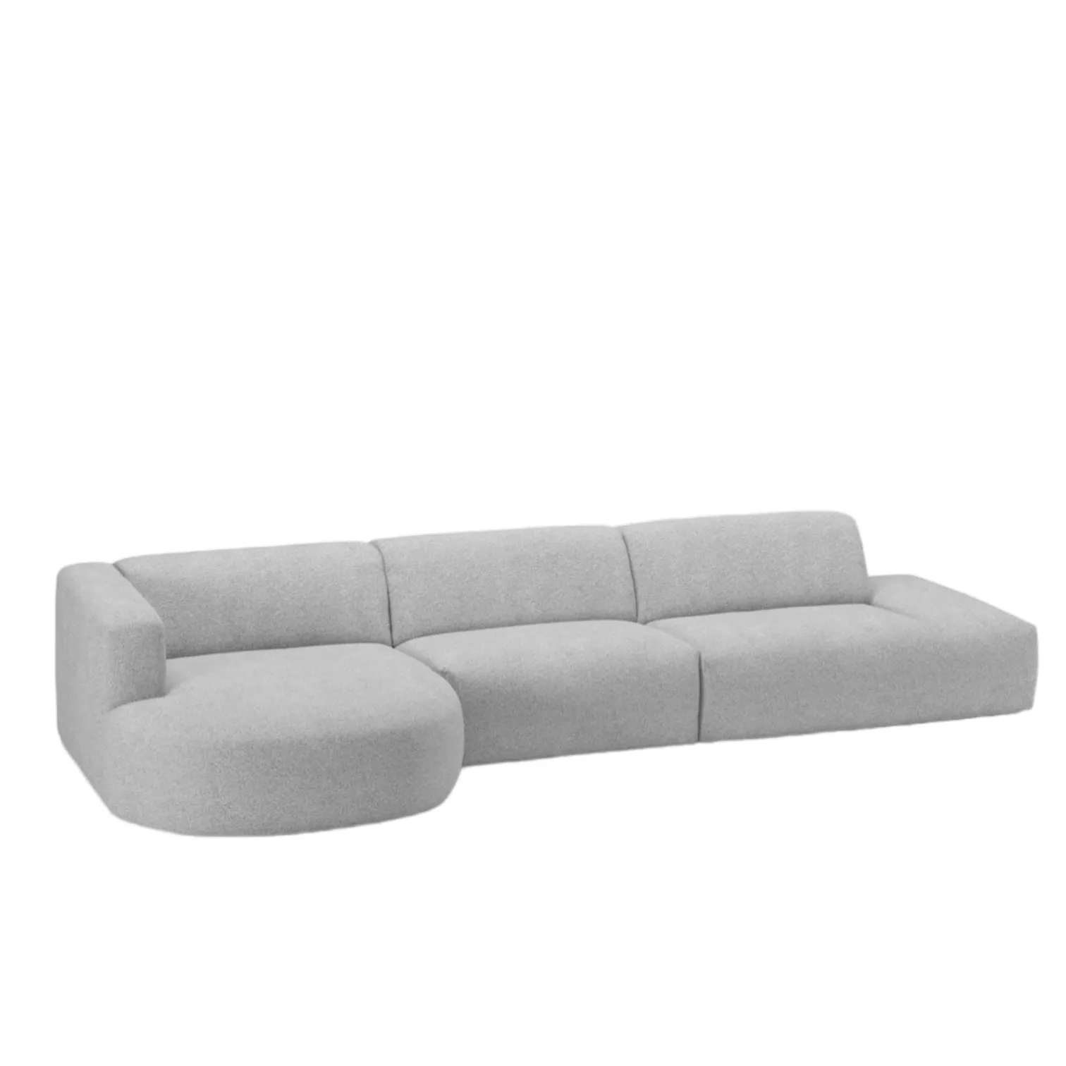 Drew Sectional Round Chaise Sofa