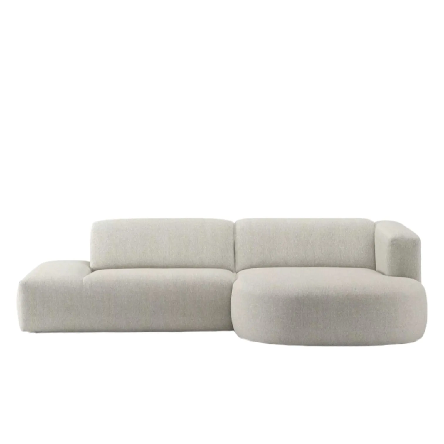 Drew Sectional Round Chaise Sofa