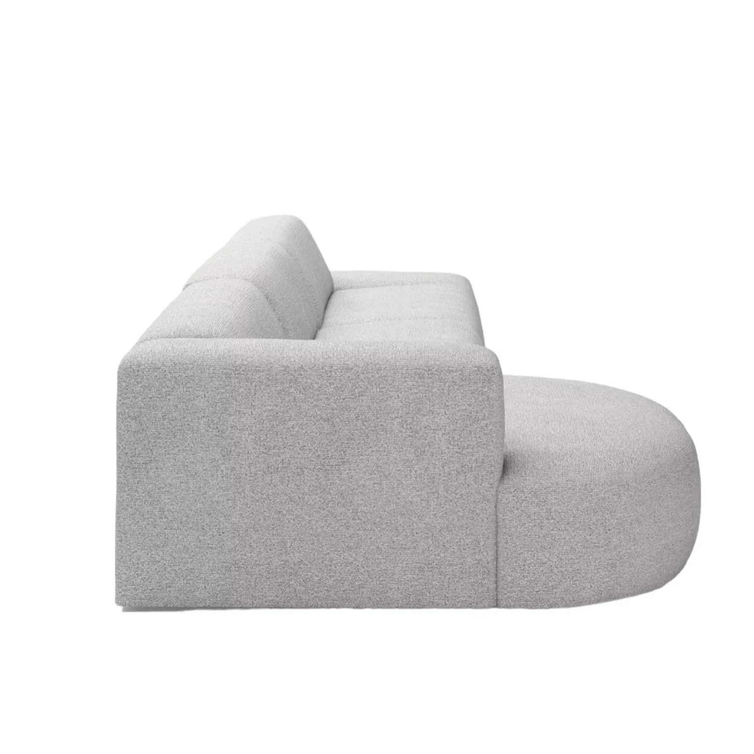 Drew Sectional Round Chaise Sofa