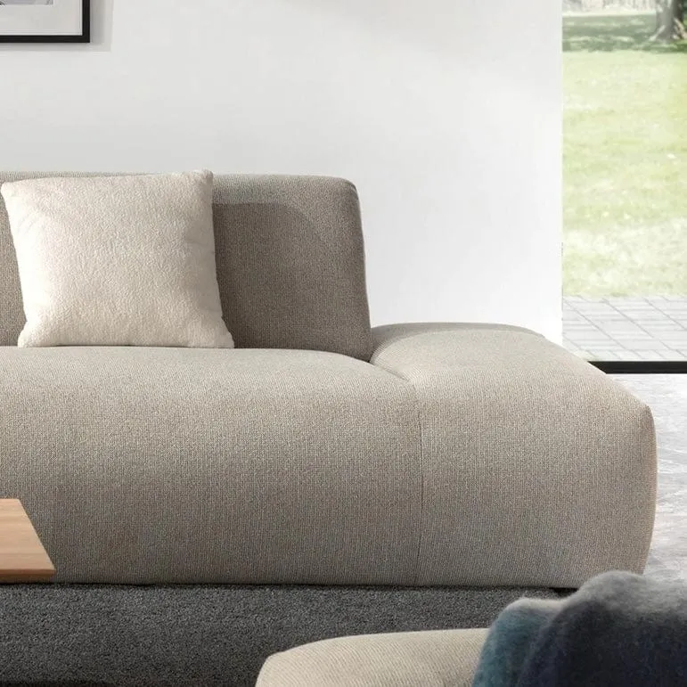 Drew Sectional Round Chaise Sofa