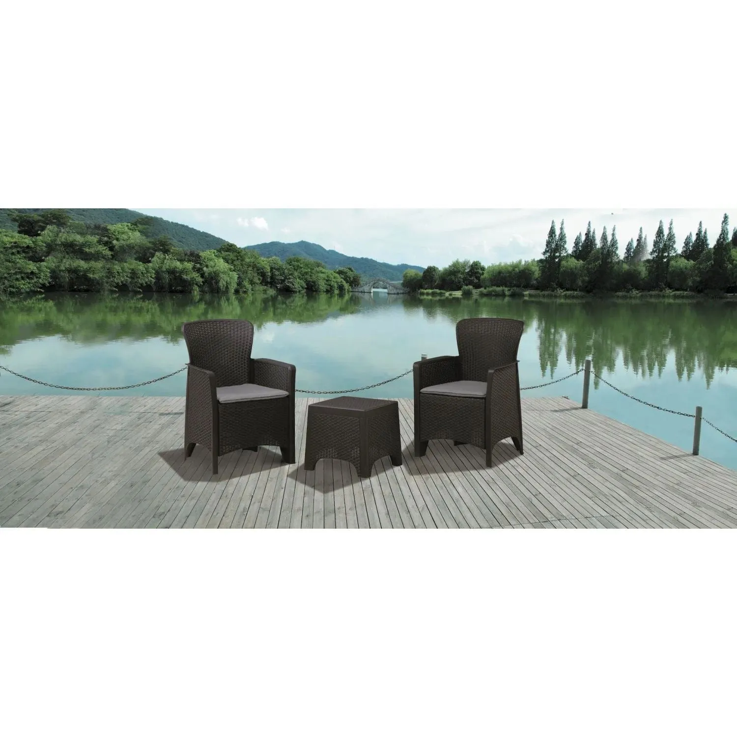 DuraMax | Cedarrattan Patio Duo Set