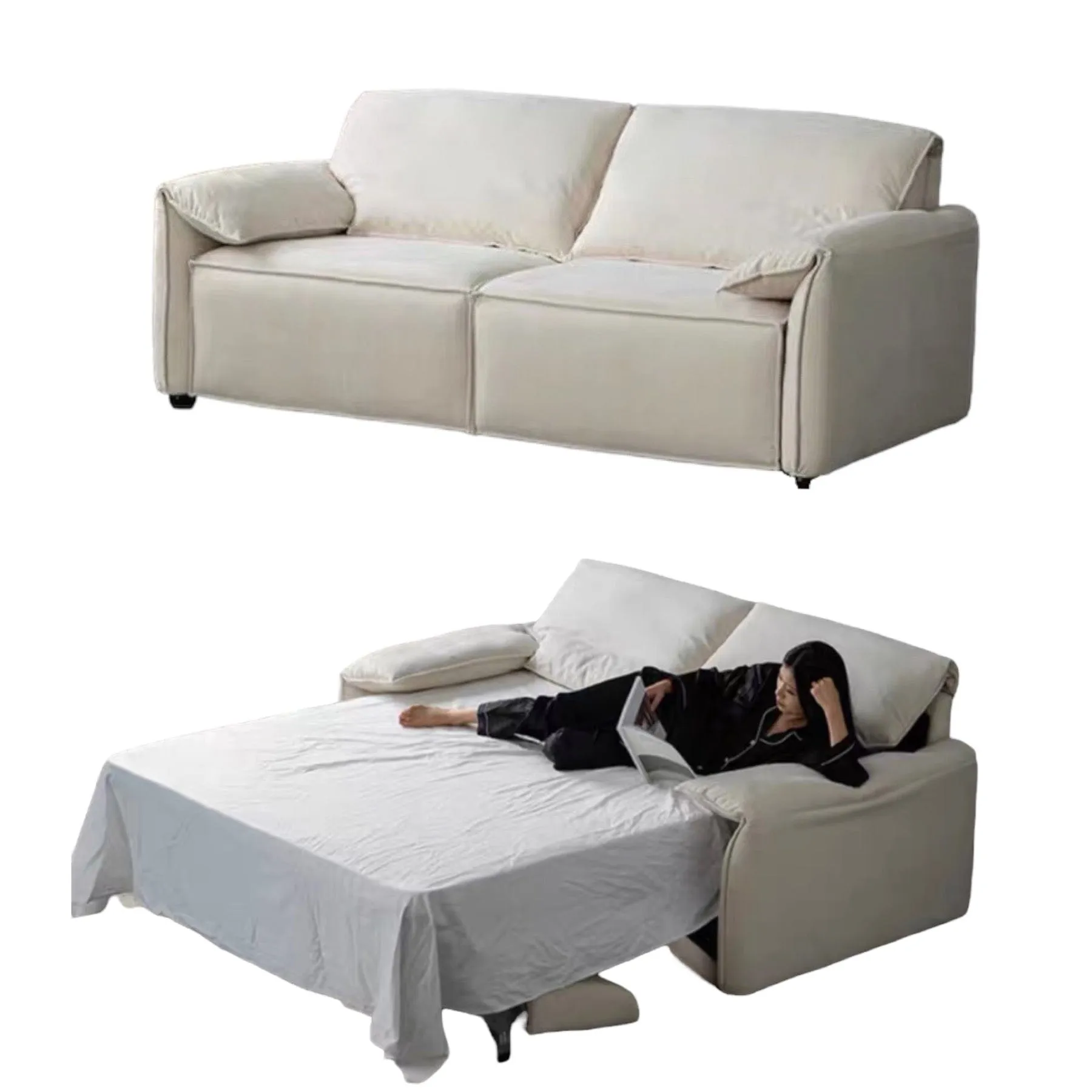 Earl Foldable Sofa Bed with Mattress