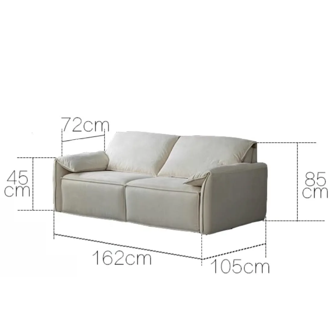 Earl Foldable Sofa Bed with Mattress