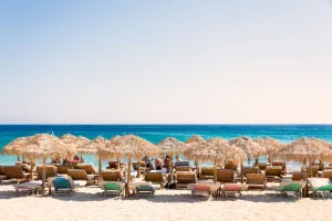 Elia Beach Umbrellas, Mykonos, Greece