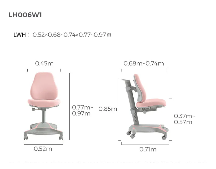 Ergonomic Chair with Backrest for Kids