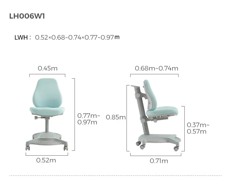 Ergonomic Chair with Backrest for Kids