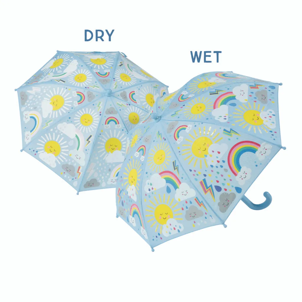 Floss & Rock Colour Changing Umbrella - Sun & Clouds