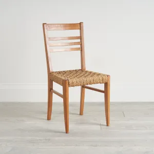 French Audoux Minet Rope Dining Chairs