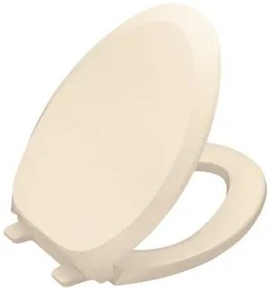 French Curve Elongated Toilet Seat With Q3 Advantage Almond