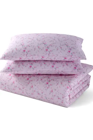 Full/Queen Duvet Cover   Sham Floral Set