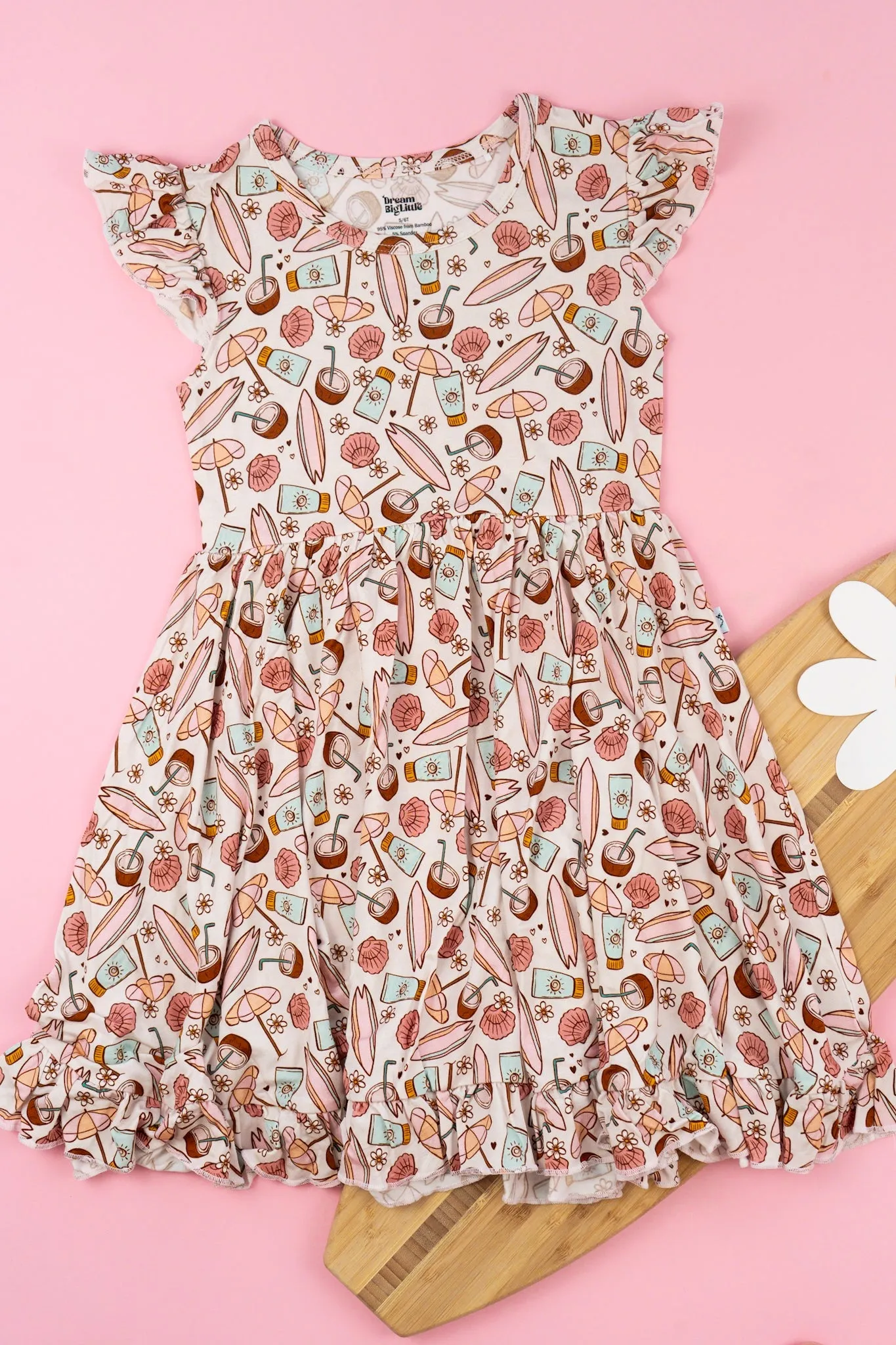 Fun In The Sun Dream Ruffle Dress