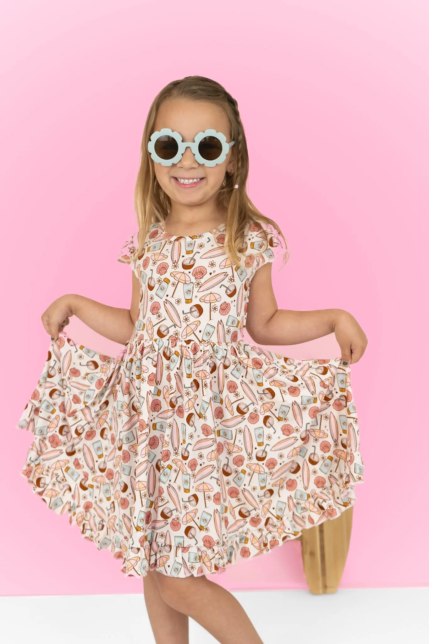 Fun In The Sun Dream Ruffle Dress