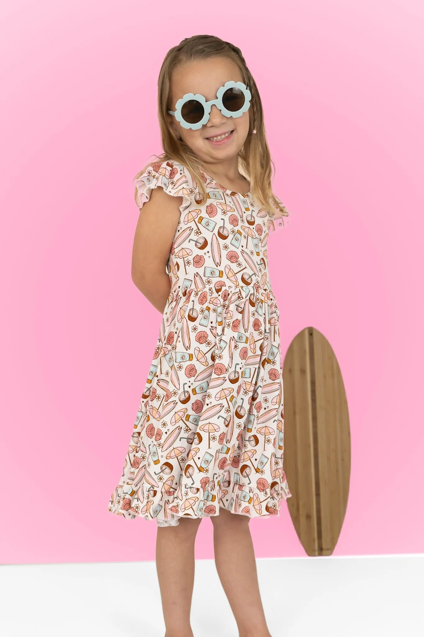 Fun In The Sun Dream Ruffle Dress