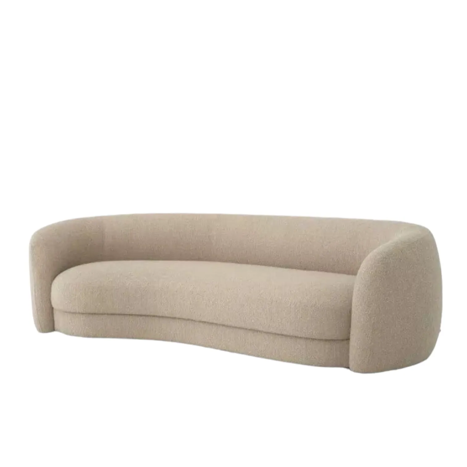 Gina Performance Boucle Curve Sofa