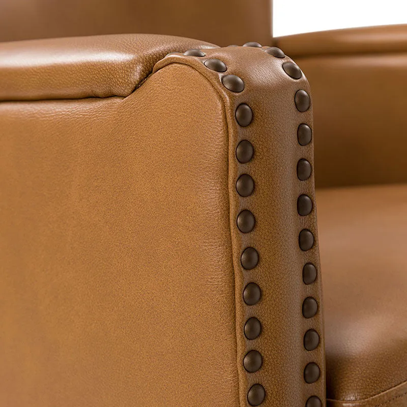 Gloria Genuine Leather Swivel Chair