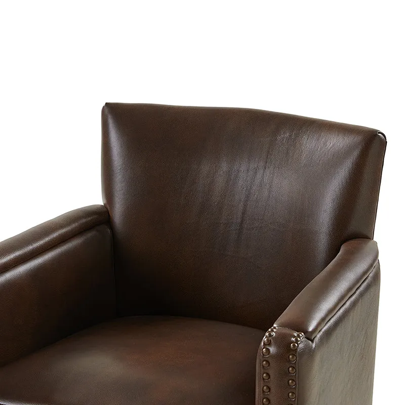 Gloria Genuine Leather Swivel Chair