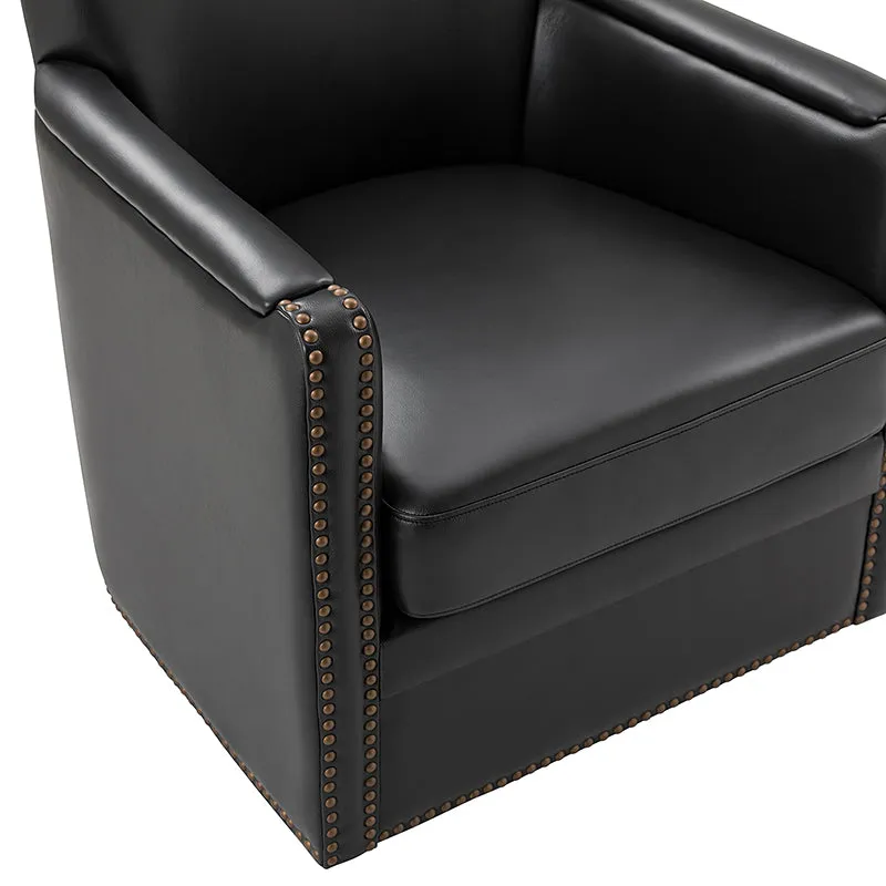 Gloria Genuine Leather Swivel Chair