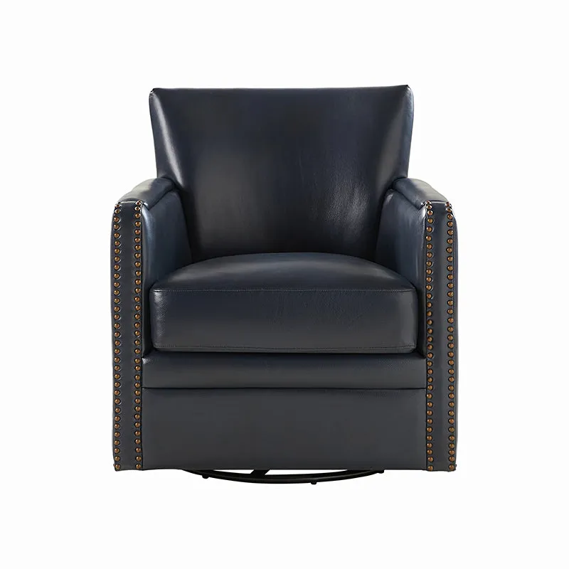 Gloria Genuine Leather Swivel Chair