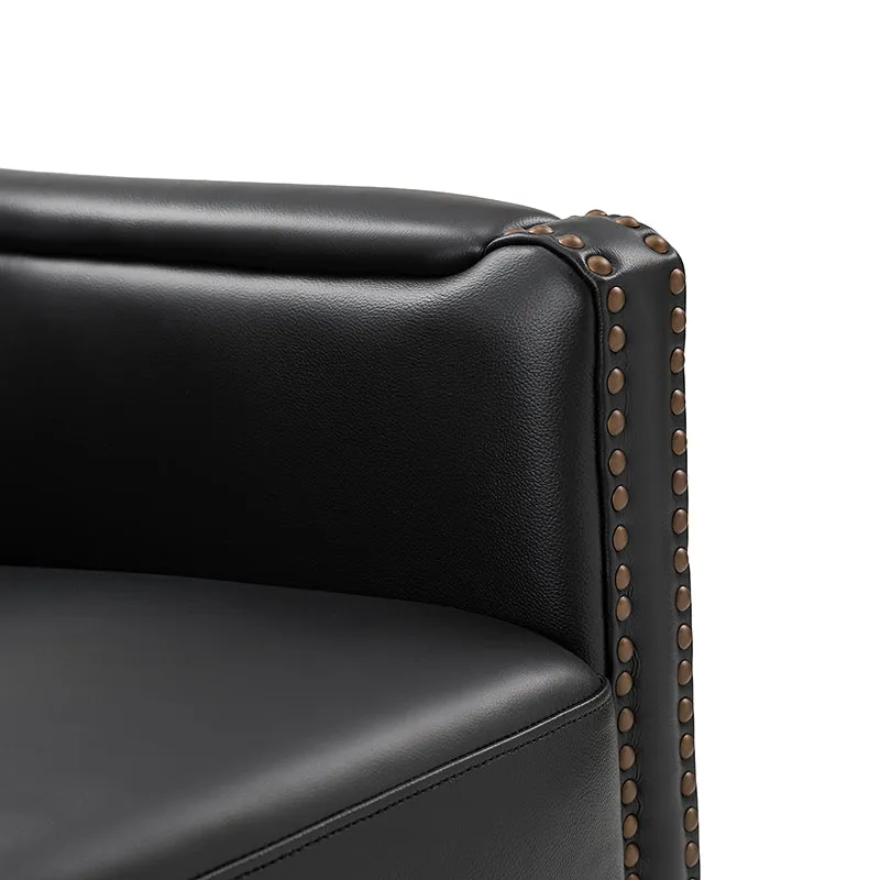 Gloria Genuine Leather Swivel Chair