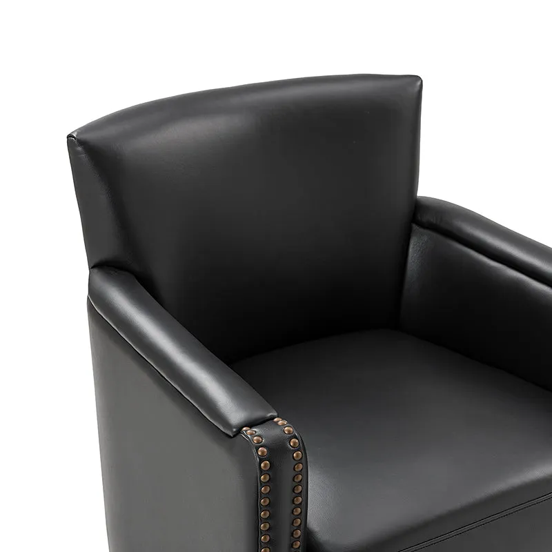 Gloria Genuine Leather Swivel Chair