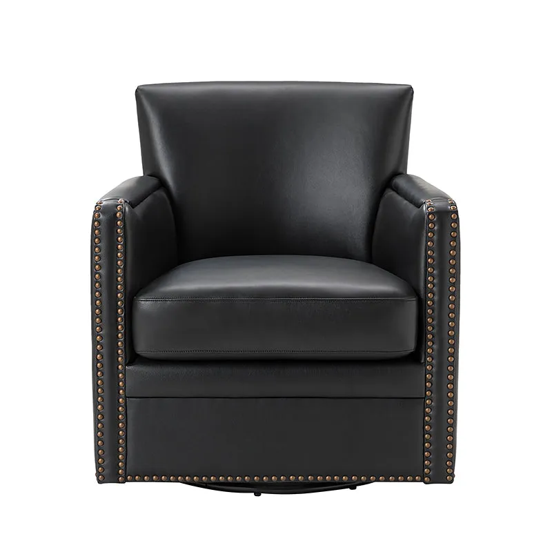 Gloria Genuine Leather Swivel Chair