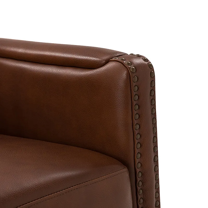 Gloria Genuine Leather Swivel Chair