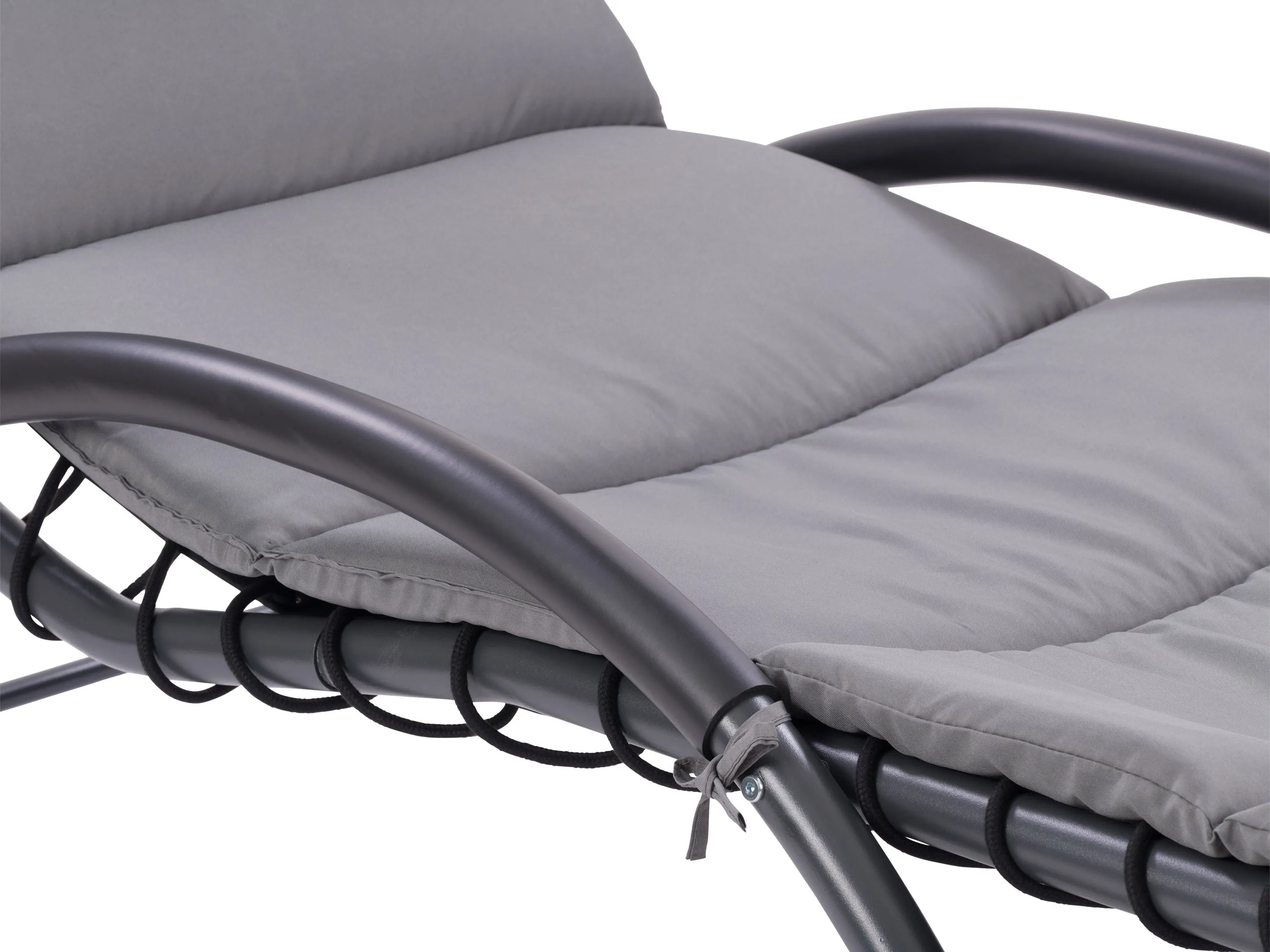 Grey Lounge Chair with Canopy