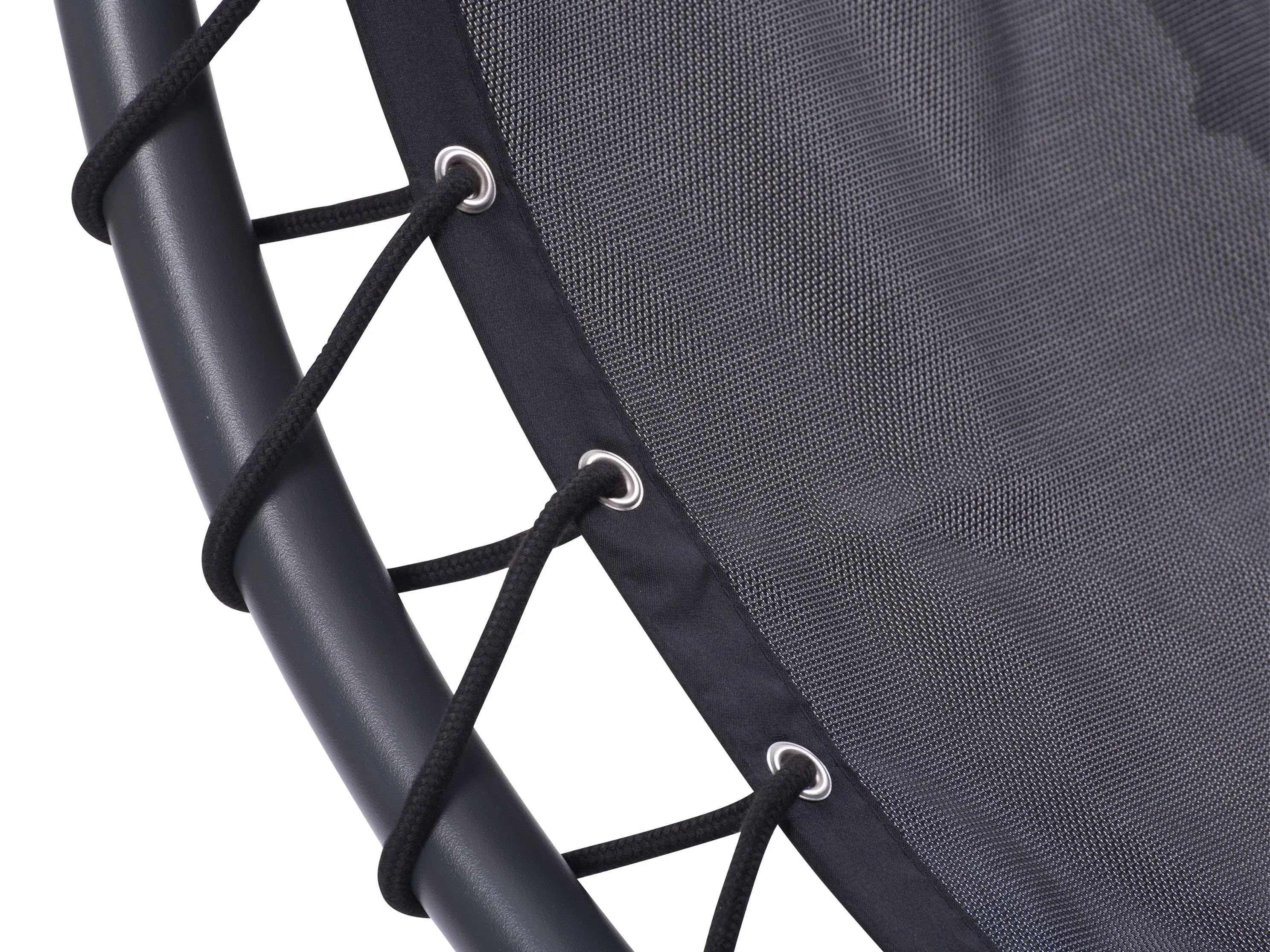 Grey Lounge Chair with Canopy