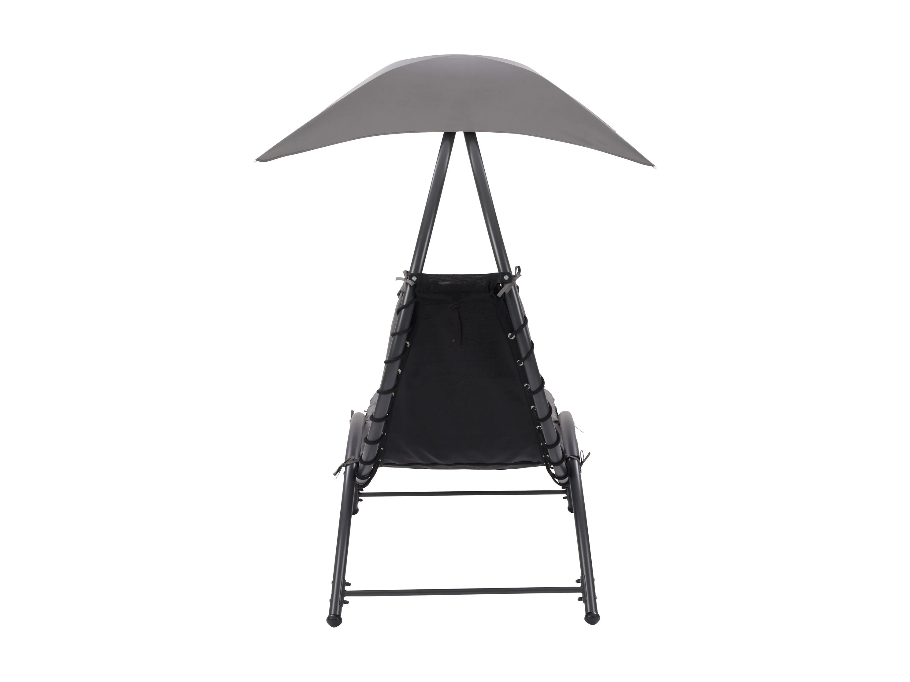 Grey Lounge Chair with Canopy