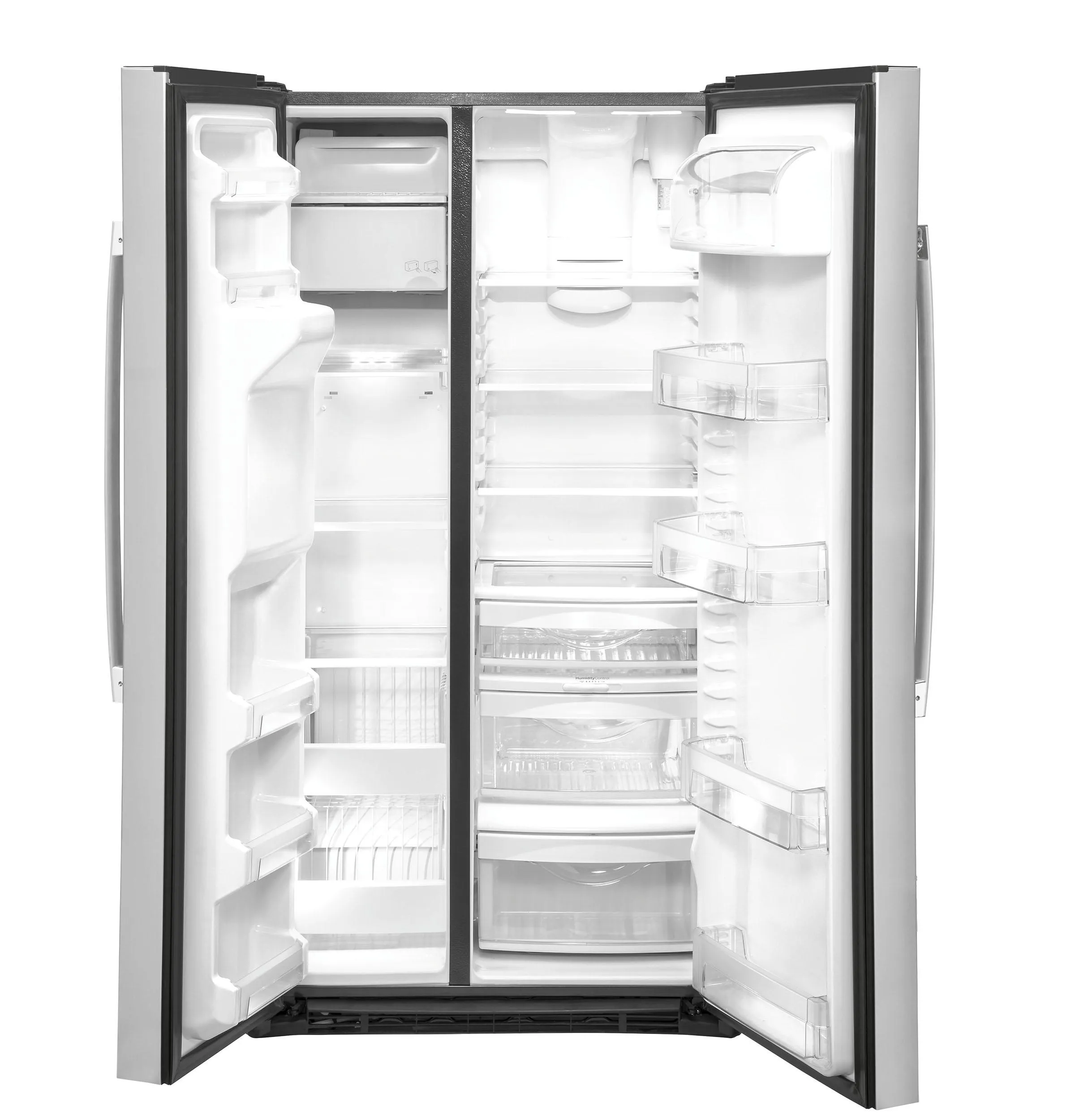 GZS22IYNFS GE® 21.8 Cu. Ft. Counter-Depth Fingerprint Resistant Side-By-Side Refrigerator