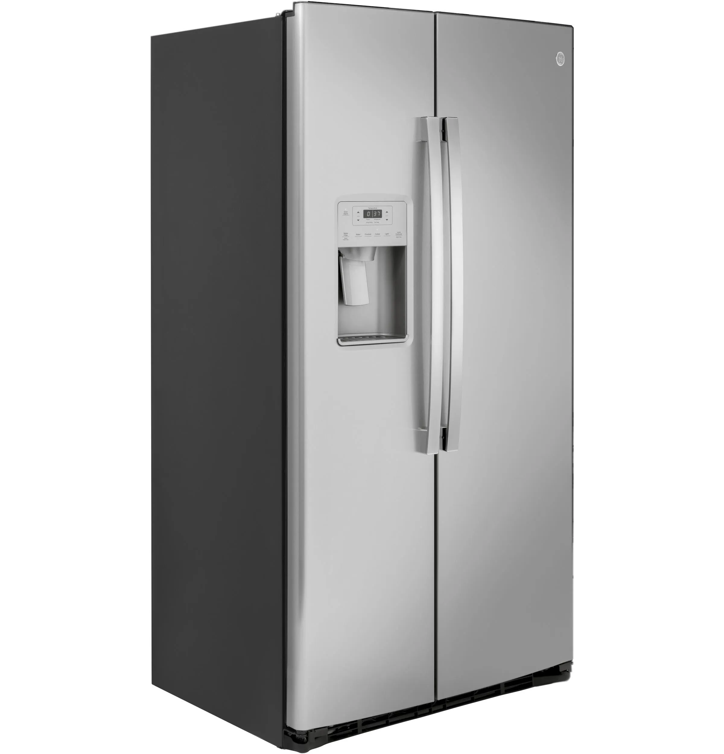 GZS22IYNFS GE® 21.8 Cu. Ft. Counter-Depth Fingerprint Resistant Side-By-Side Refrigerator