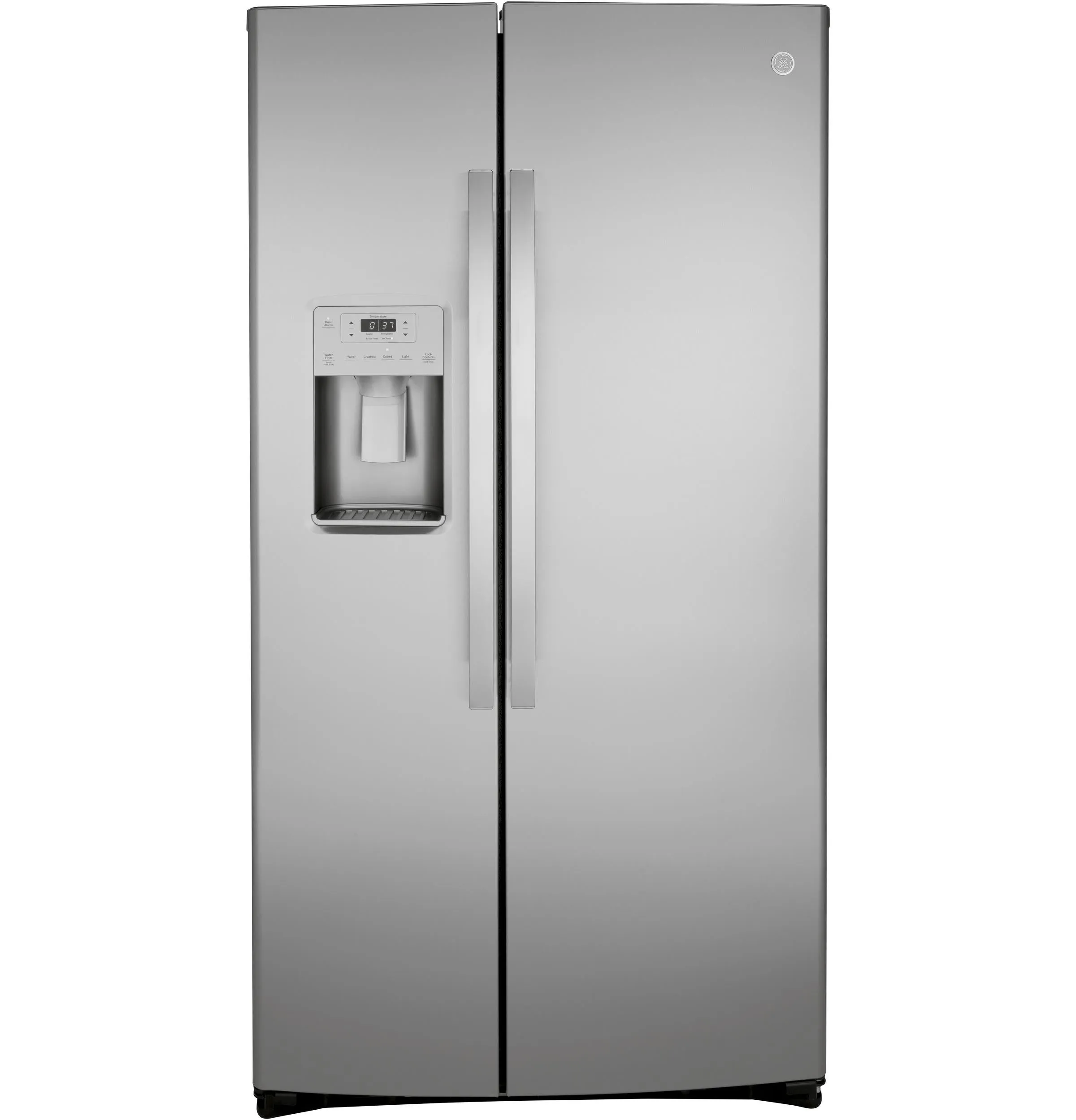 GZS22IYNFS GE® 21.8 Cu. Ft. Counter-Depth Fingerprint Resistant Side-By-Side Refrigerator