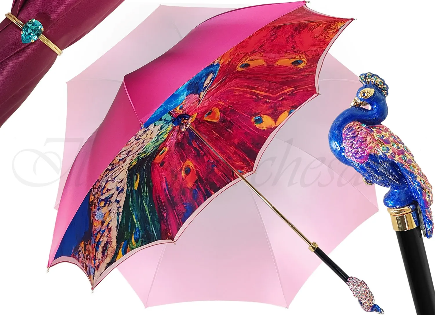 il Marchesato Peacock Umbrella