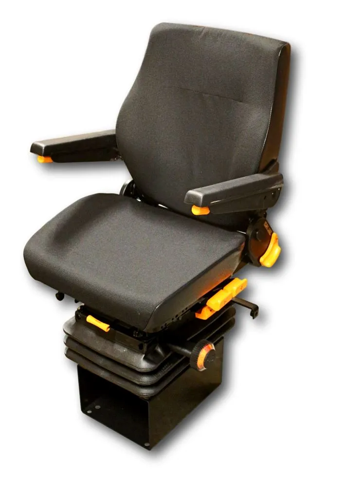 ISRI 6000/575 Mechanical Suspension Seat – Black Cloth & Vinyl