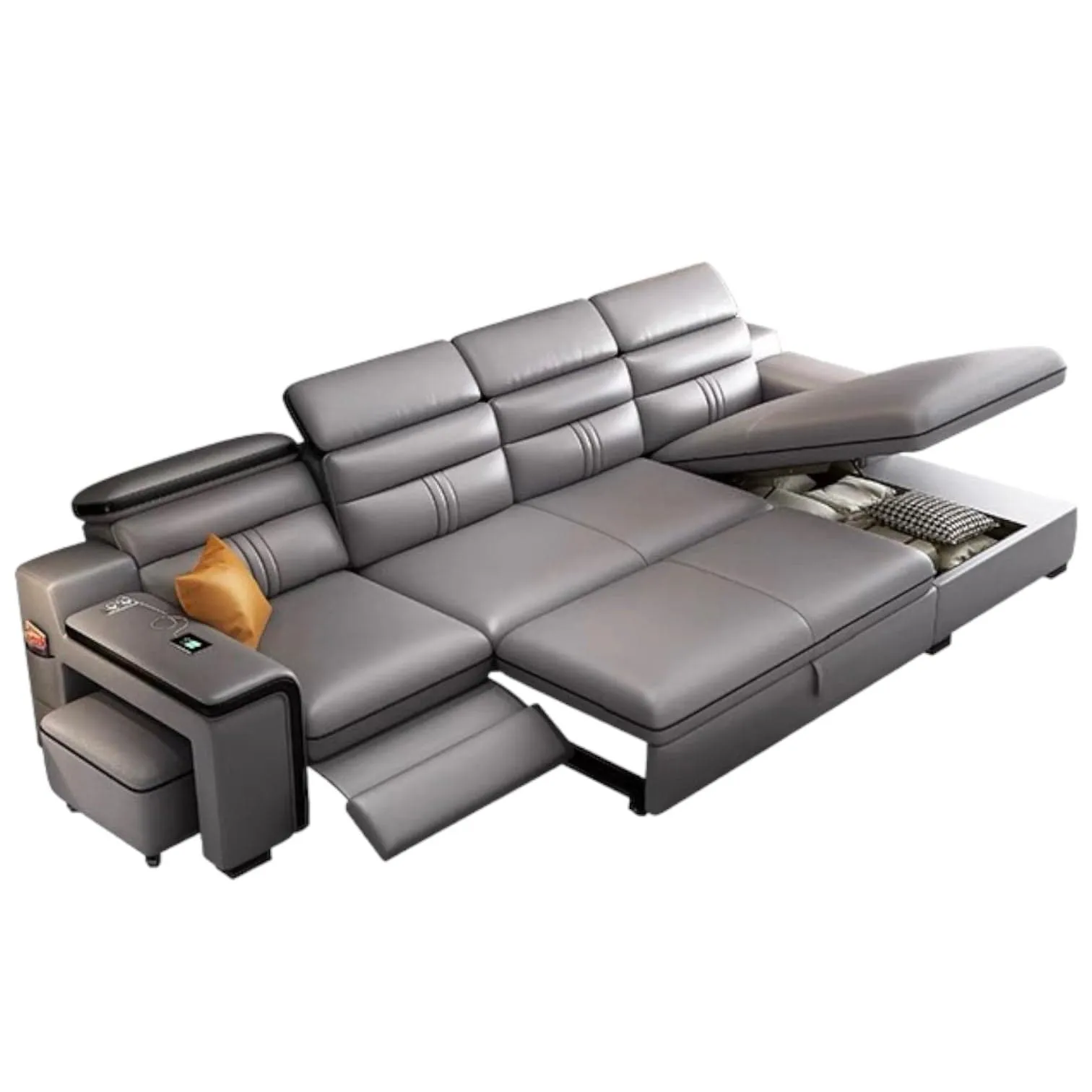 Karl Electric Recliner Leather Sofa Bed